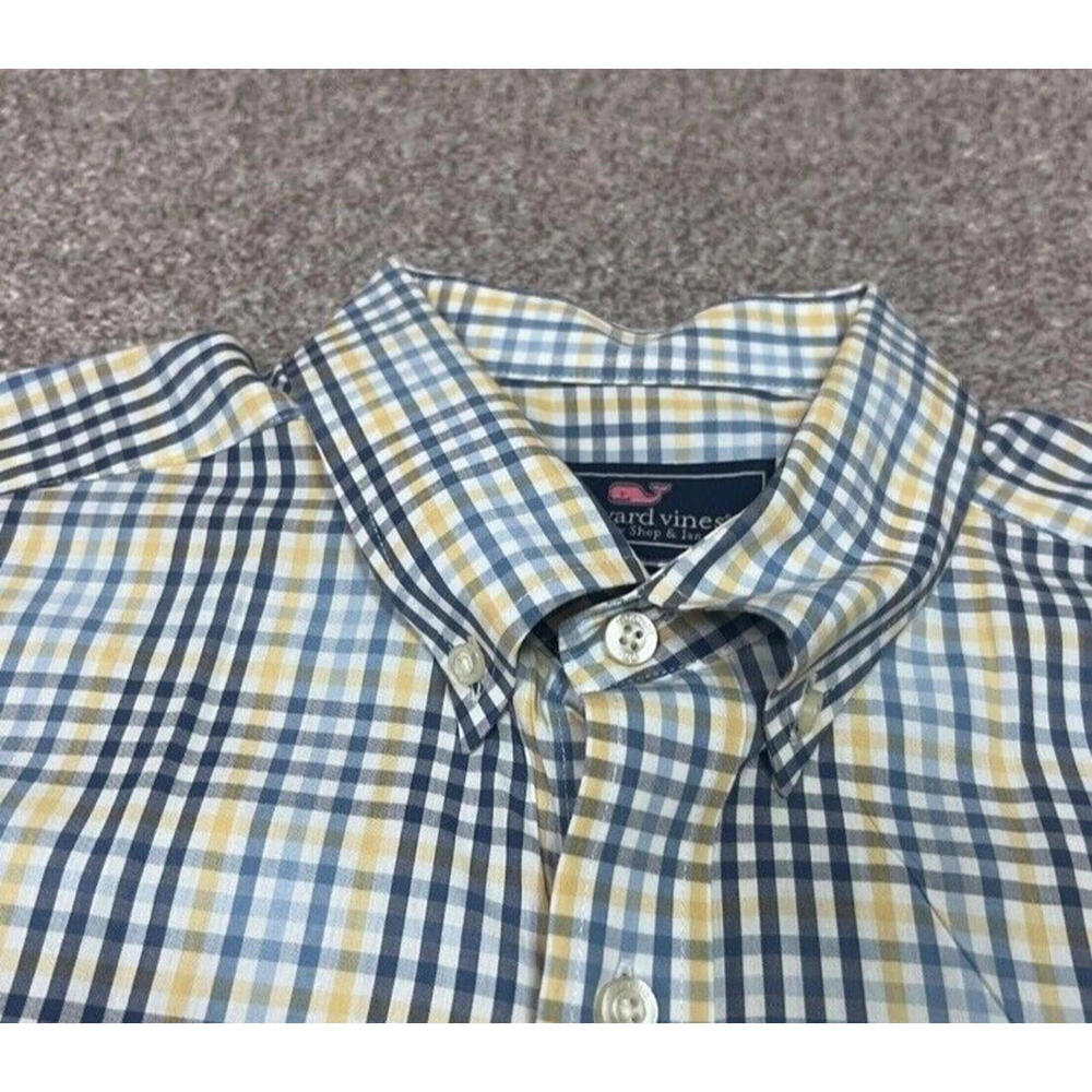 Vineyard Vines Slim Fit Whale Shirt Multicolor Long Sleeve Button Up Shirt Large - Picture 5 of 10